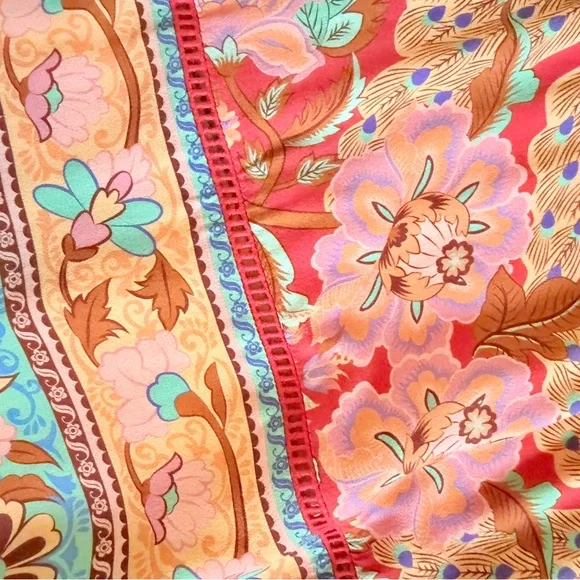 Spell & The Gypsy Collective Lotus Split Skirt Boho Bohemian Maxi Skirt Sz XS - Picture 6 of 9